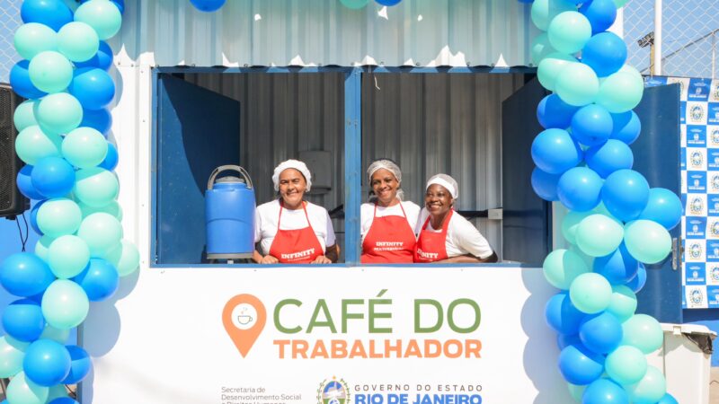 Governo do Estado inaugura Café do Trabalhador em São Gonçalo