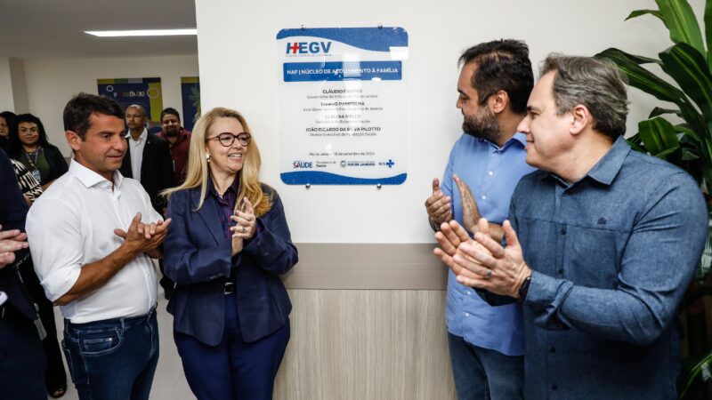 Claudio Castro inaugura primeira fase da modernização do Hospital Estadual Getúlio Vargas