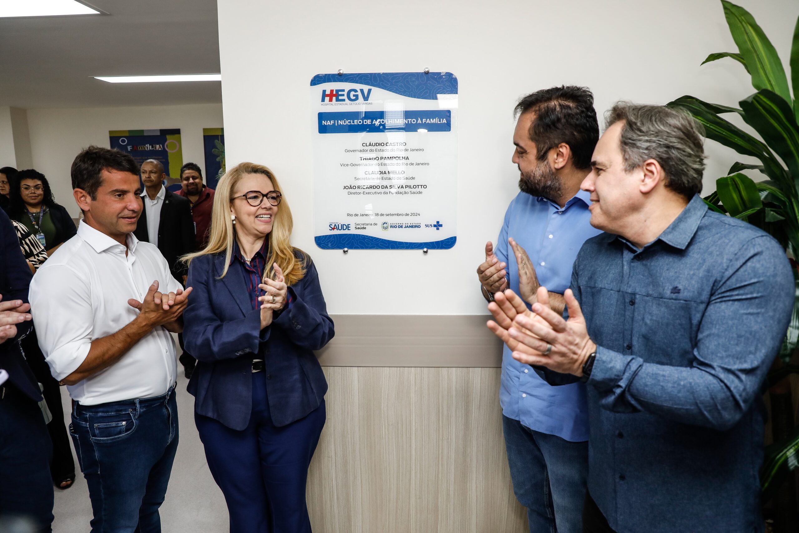 Claudio Castro inaugura primeira fase da modernização do Hospital Estadual Getúlio Vargas