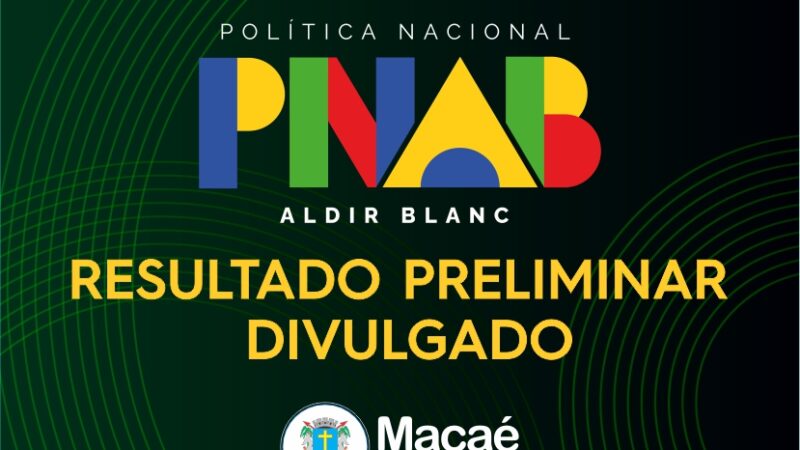 Cultura divulga resultado preliminar de editais da Política Nacional Aldir Blanc