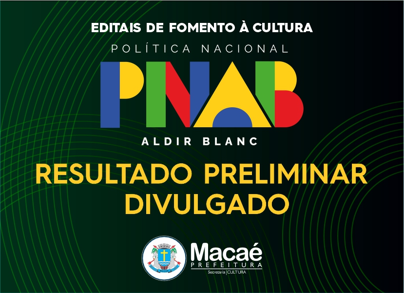 Cultura divulga resultado preliminar de editais da Política Nacional Aldir Blanc