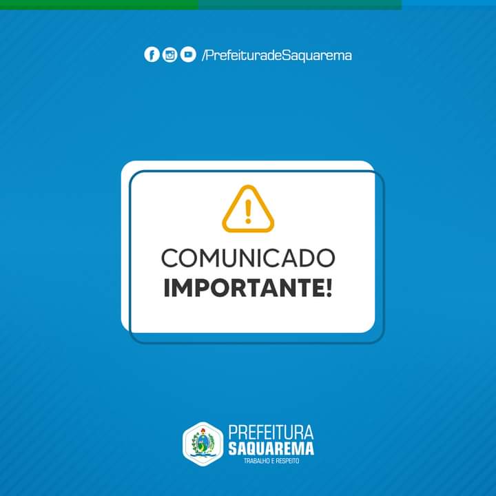 COMUNICADO: feriado do Dia do Funcionário Público