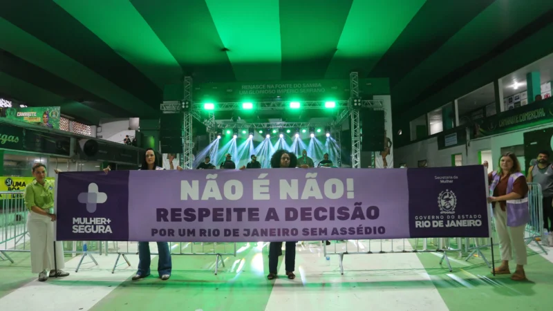 Secretaria de Estado da Mulher dá a largada na campanha contra o assédio para o Carnaval 2025