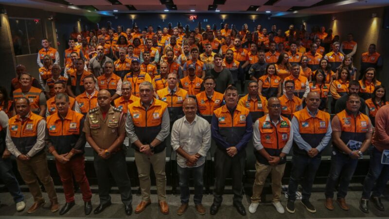 Defesa Civil participa da entrega do protocolo de alarmes e sirenes no Rio de Janeiro