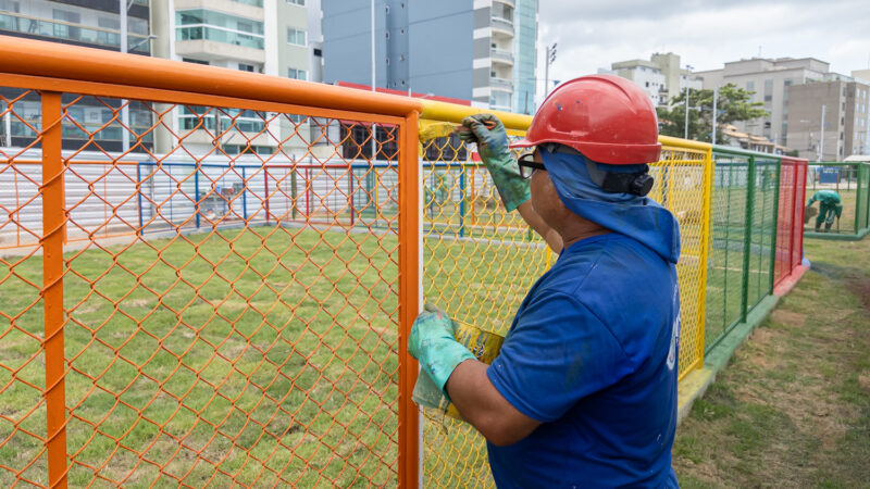 Parque da Praia Campista: obras entram em fase final