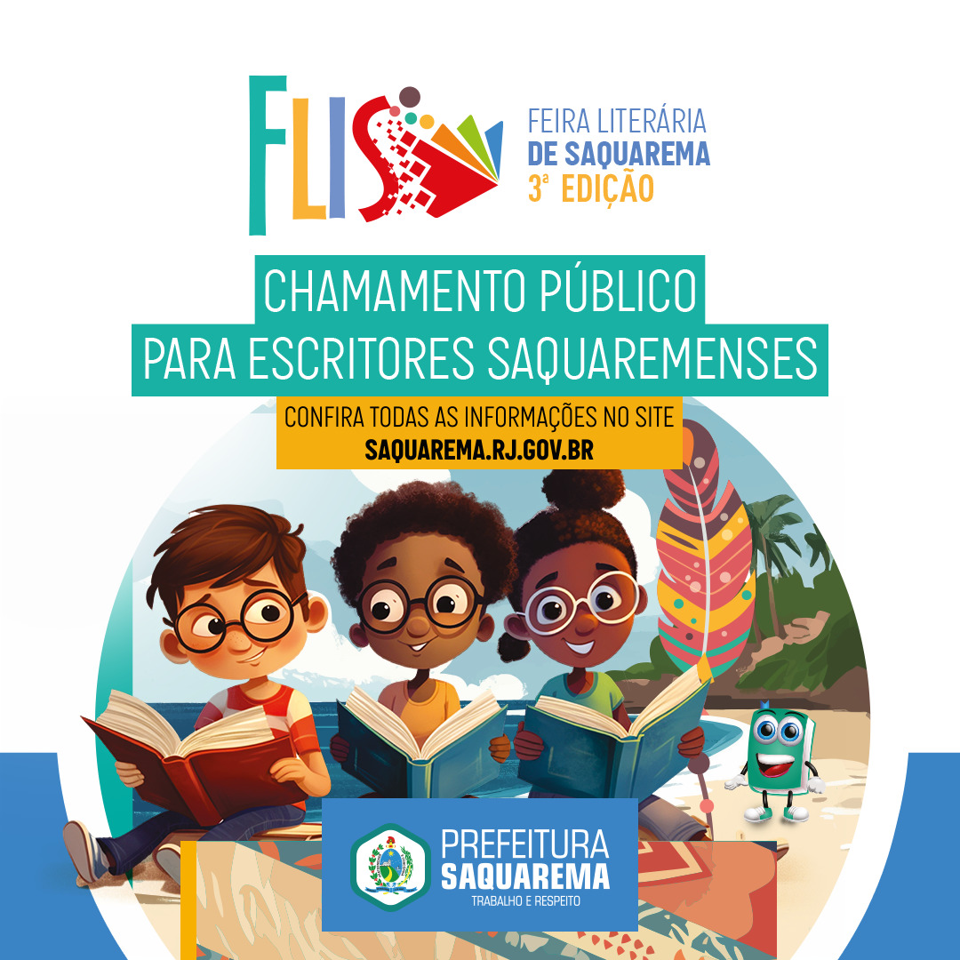 Prefeitura convoca escritores saquaremenses para participarem da FLIS