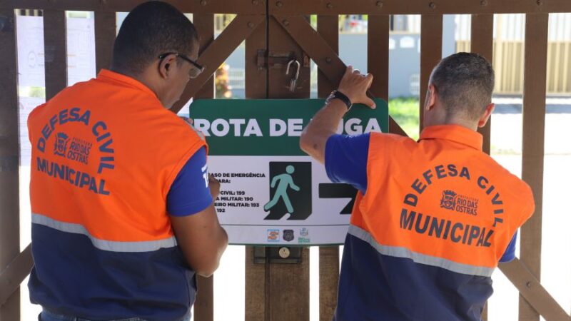 Rio das Ostras faz simulado de emergência em unidades escolares