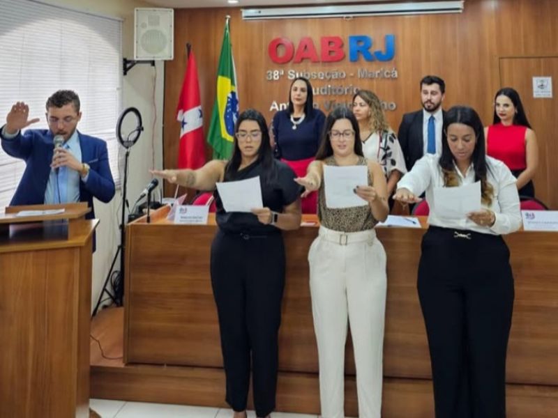 Solenidade nessa quinta, 30, marca 1ª entrega de carteiras da OAB Maricá em 2025