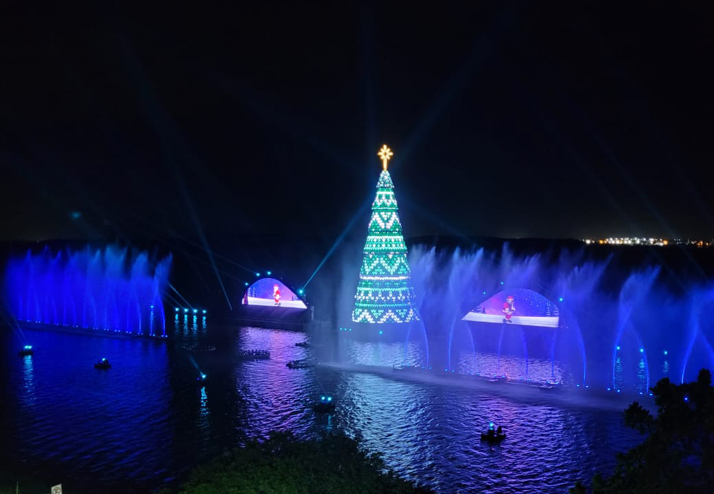 Última apresentação das Águas Dançantes confirmada nesta quarta