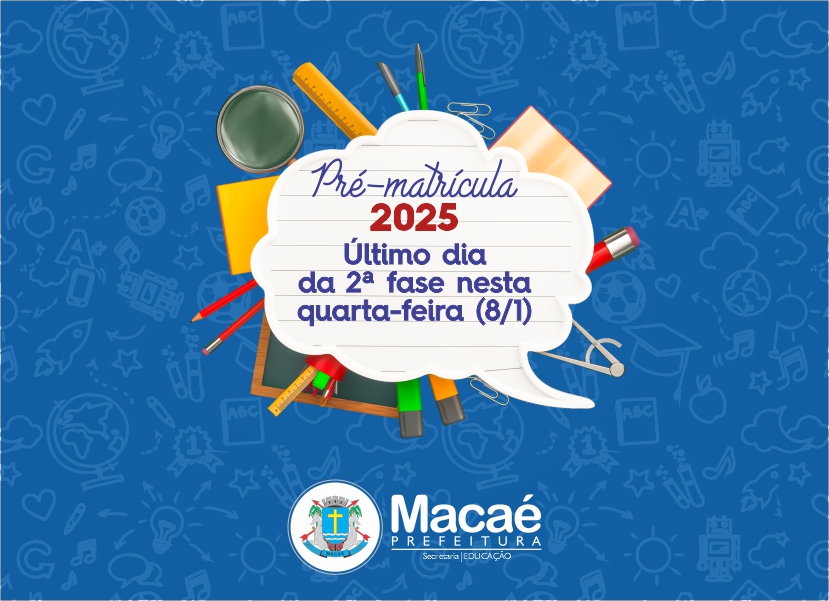 Termina nesta quarta-feira segunda etapa da pré-matrícula