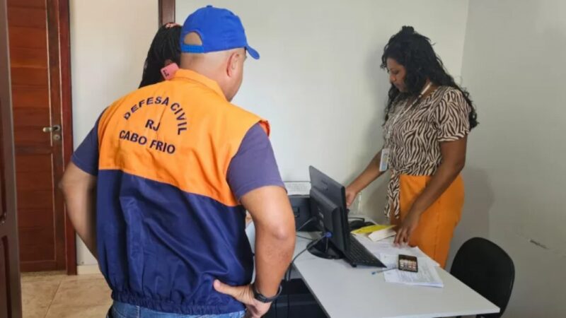 Cabo Frio: Defesa Civil interditou e removeu família de imóvel no Alto da Rasa