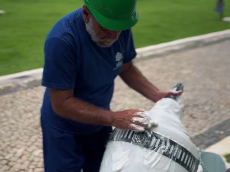 Ações de reforma e manutenção das praças começam em Silva Jardim