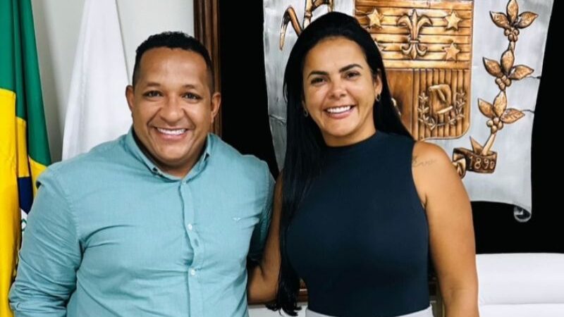 Secretário de Miguel Pereira visita prefeita de Silva Jardim, Maira Figueiredo