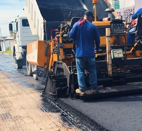Novo pavimento no Verdes Mares em Macaé vai agilizar o fluxo de veículos