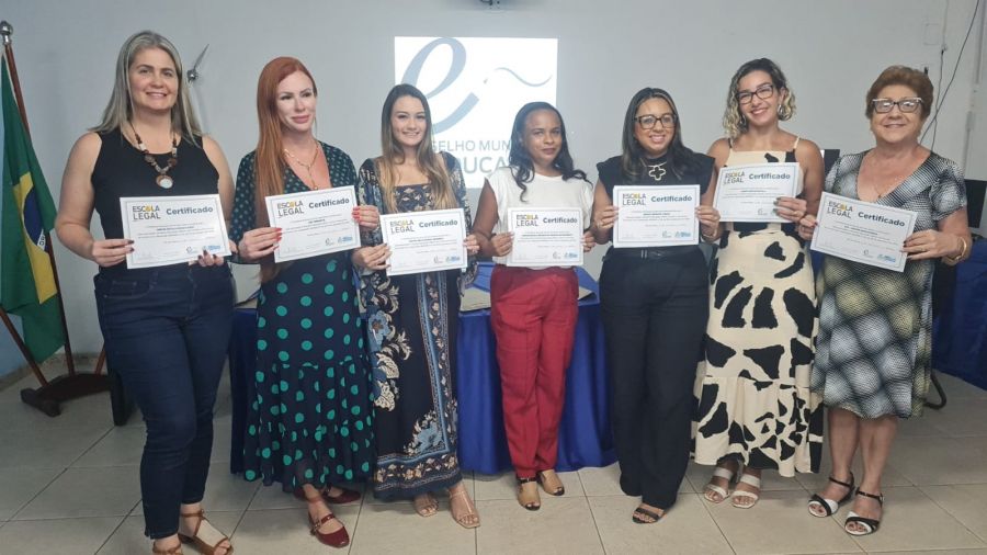 Instituições recebem Selo “Escola Legal” 