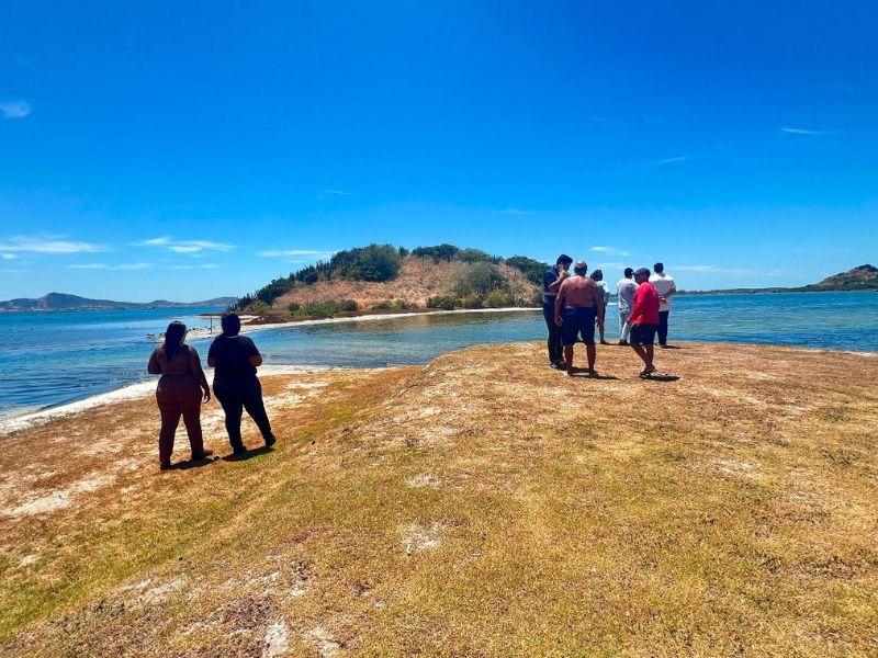 Ação de limpeza de macroalgas na Lagoa de Araruama visa melhorar circulação da água