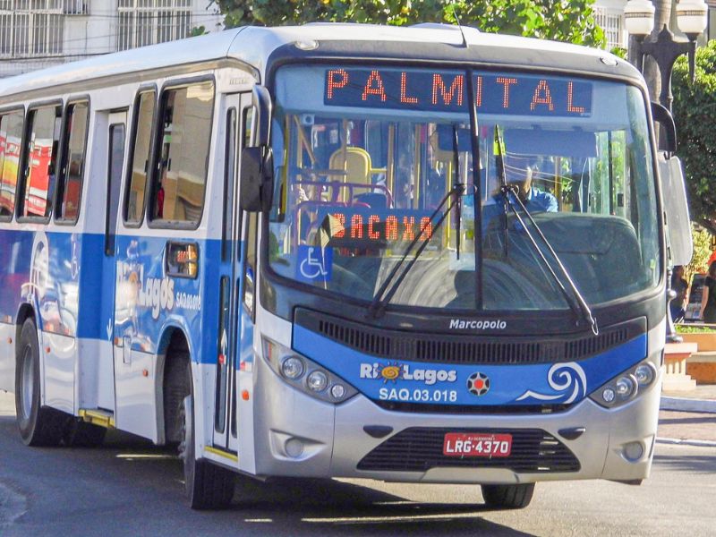 Pontos de ônibus do centro de Saquarema terão mudança nesse Carnaval já a partir de sábado, 1