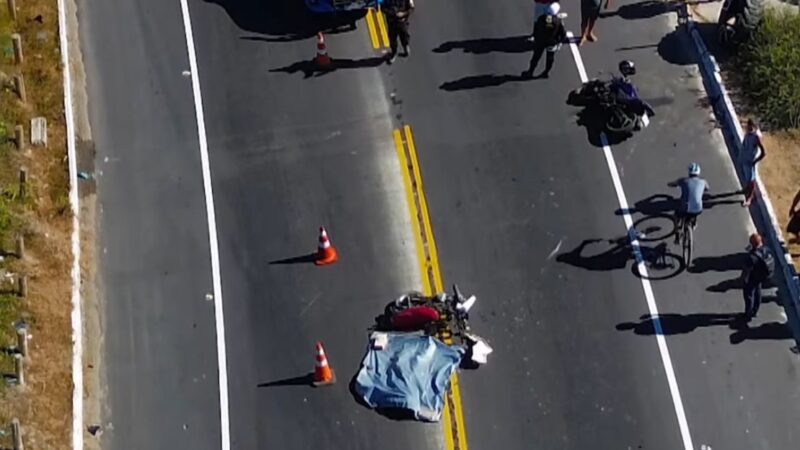 Tragédia na RJ-140: um motociclista morre e outro fica gravemente ferido em acidente em Cabo Frio