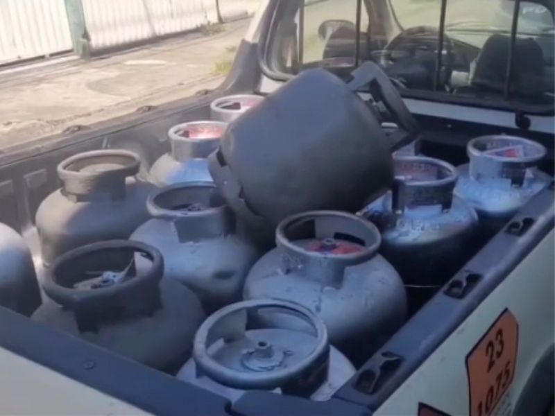 Vendedor de botijões de gás irregulares é preso pela Polícia em Rio das Ostras