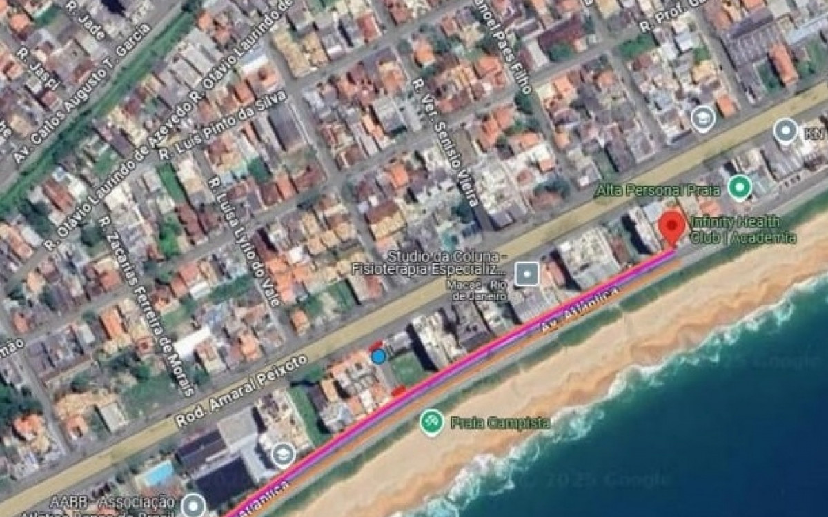 Parte da Avenida Atlântica será interditada neste sábado para realização da Ultramaratona em Macaé