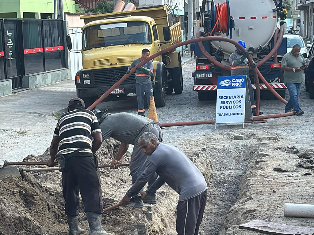 Secretaria de Serviços Públicos de Cabo Frio amplia modernização da infraestrutura pluvial