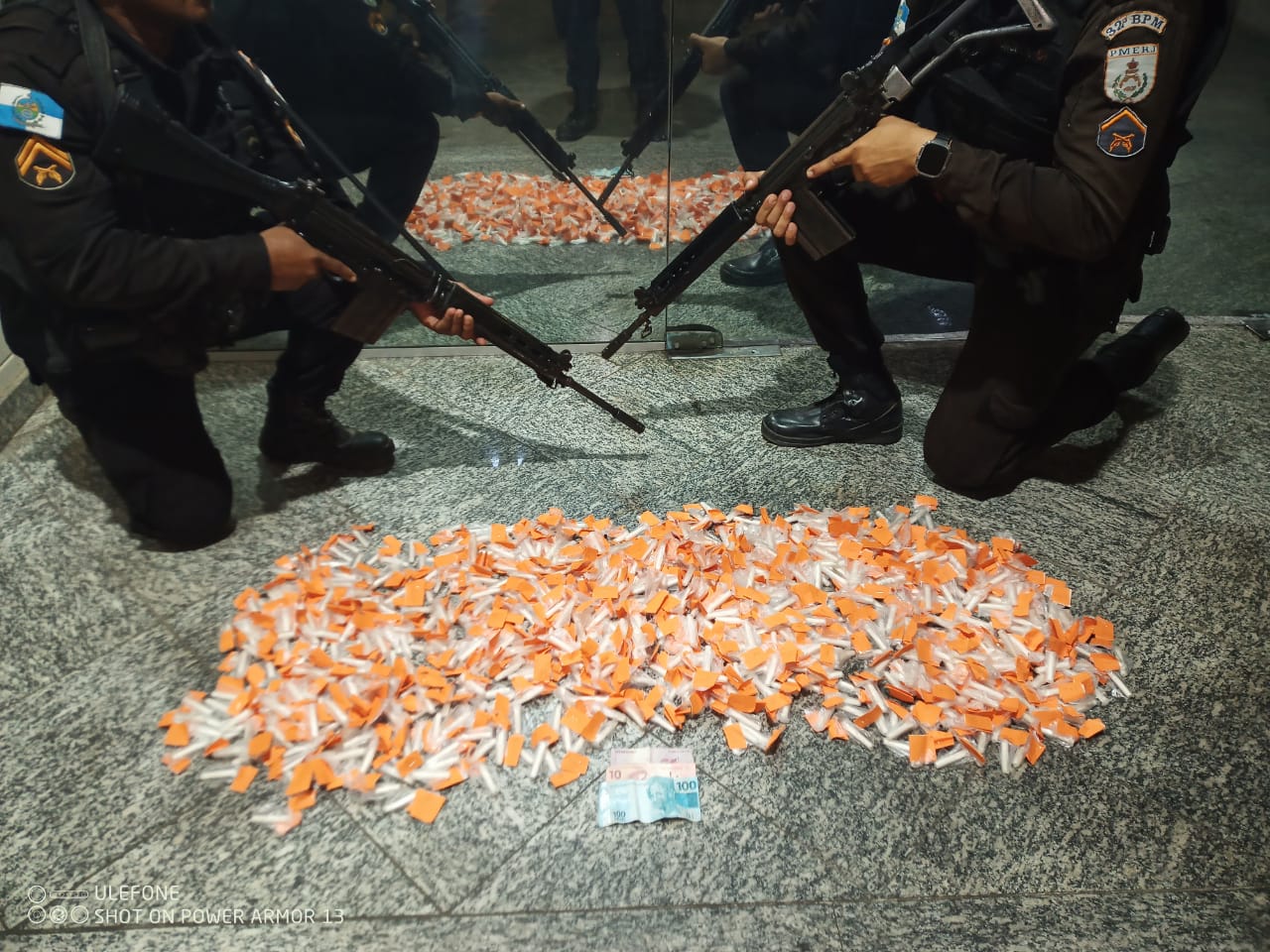 Ronda da PM na madrugada dessa terça, 18, apreende quase 750 pinos de cocaína em Rio das Ostras 