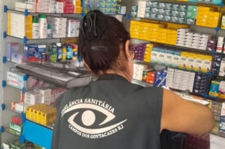 Farmácias e estabelecimentos de Campos receberam visita da Vigilância Sanitária