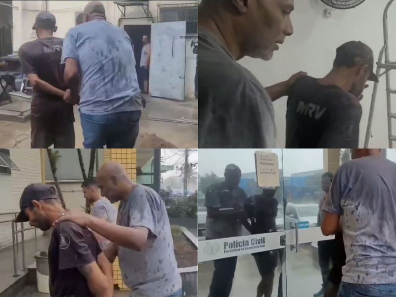 Homem que agrediu filhos com fio de cobre de construção é preso em Rio das Ostras