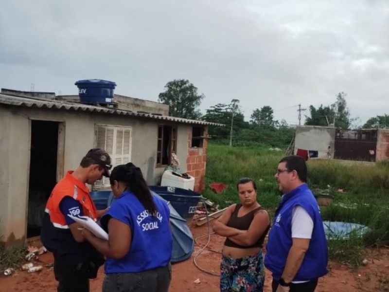 Força-tarefa reforça cuidado com população mais afetada pelas chuvas em Rio das Ostras