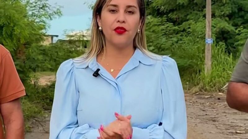 Daniela Soares anuncia obras para resolver problemas de enchentes em bairro de Araruama