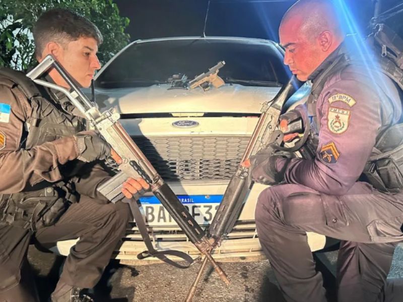 Polícia prende gerente do tráfico da comunidade da Linha durante ronda em Maricá