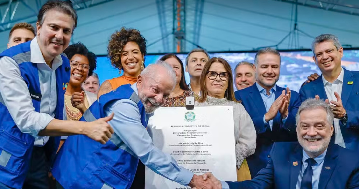 Novo polo da UFF em Campos é inaugurado com presença do presidente Lula
