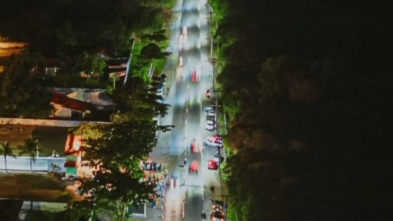 Prefeitura de Araruama e Governo do Estado inauguram nova iluminação de LED da Estrada de Praia Seca