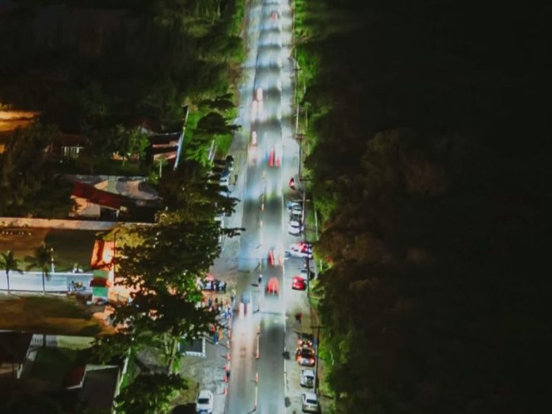 Prefeitura de Araruama e Governo do Estado inauguram nova iluminação de LED da Estrada de Praia Seca