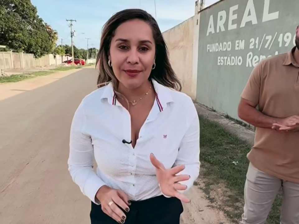 Prefeita de Araruama anuncia obras de pavimentação na Rua Nazira, no bairro Areal