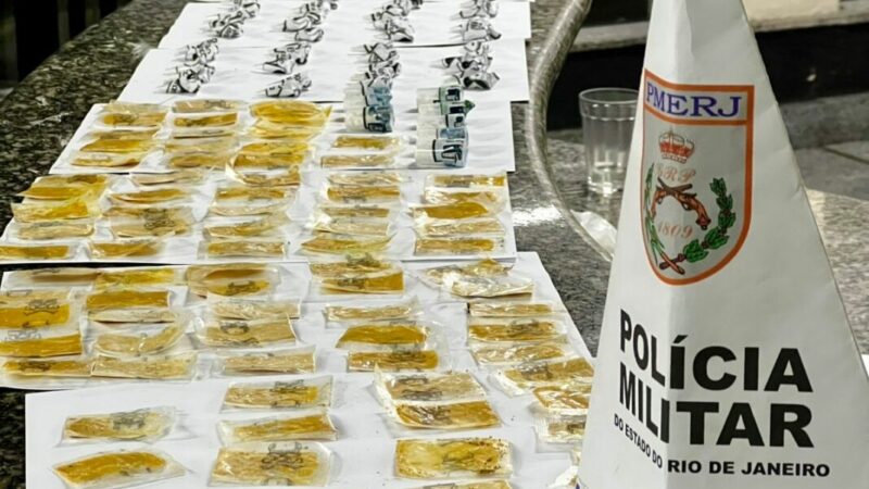 Ação da PM resulta em apreensão significativa de drogas em Campos