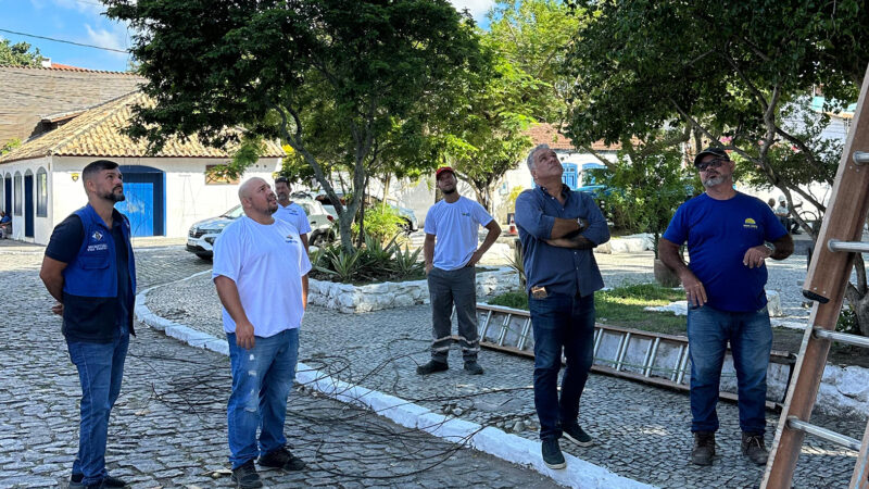 Chega de fios caídos: Cabo Frio inicia operação para limpar postes e garantir mais segurança