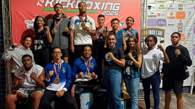 Quissamã garante sete vagas no Brasileiro de Kickboxing após desempenho de ouro na Taça Guanabara