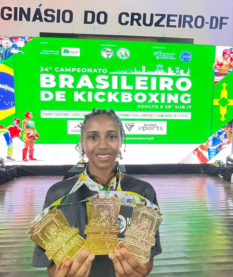 Kickboxing: atleta de Macaé conquista pódios no Brasil e no Chile