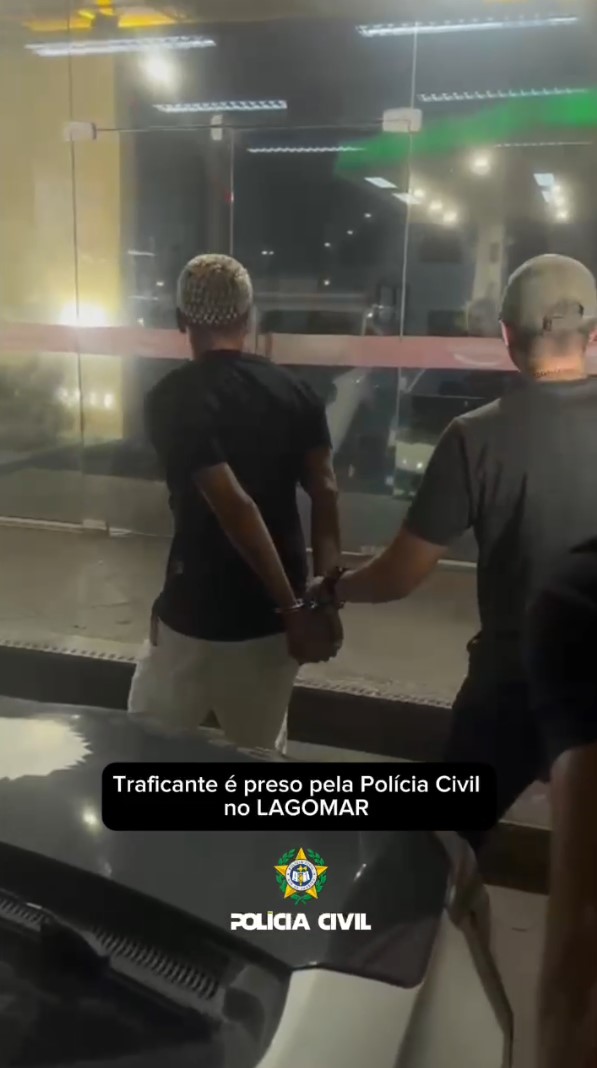 Operação da Civil prende homem por tráfico no bairro Lagomar, em Macaé