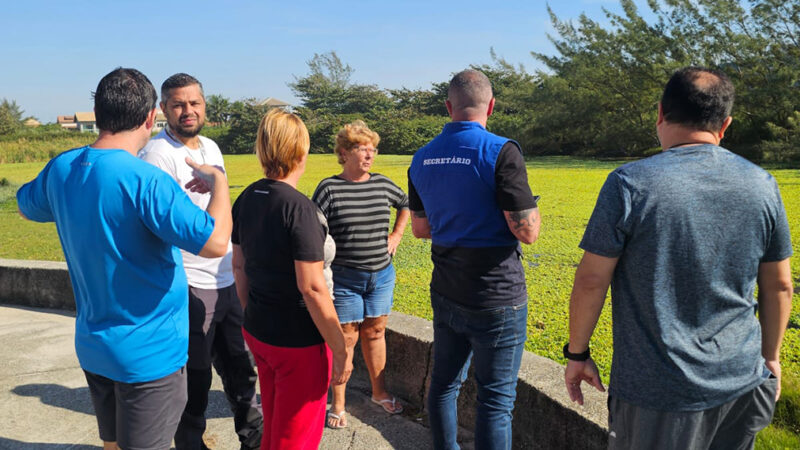 Meio Ambiente de Cabo Frio atua na limpeza e preservação da Lagoa do Meio