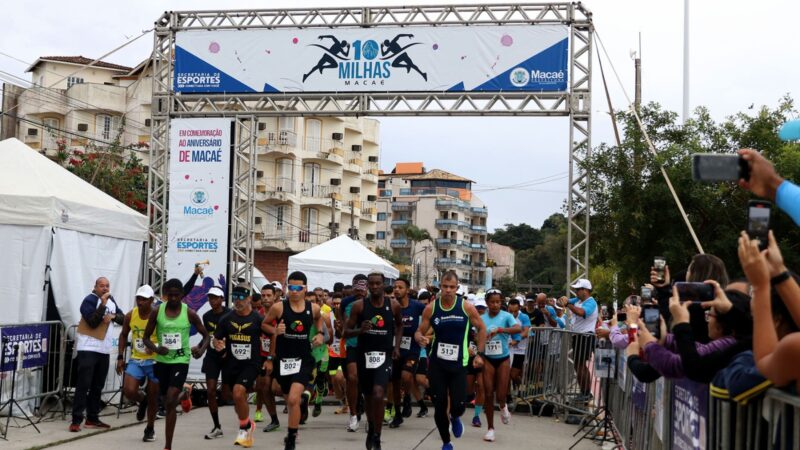 Corrida 10 Milhas de Macaé reabre inscrições nesta quinta-feira
