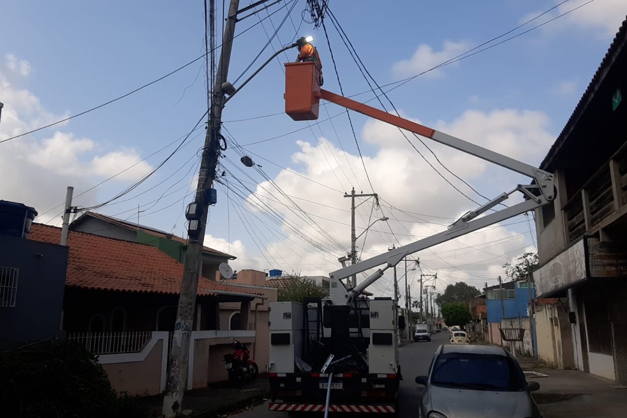Instalação de LED segue em Campos e vai contemplar mais bairros futuramente