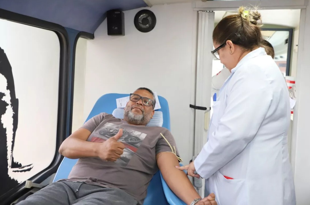 Campanha de doação de sangue é realizada na Praça da Matriz em Quissamã