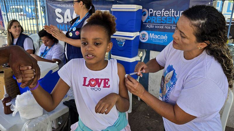 Todas as vacinas do Calendário Nacional estarão disponíveis na Multivacinação em Macaé