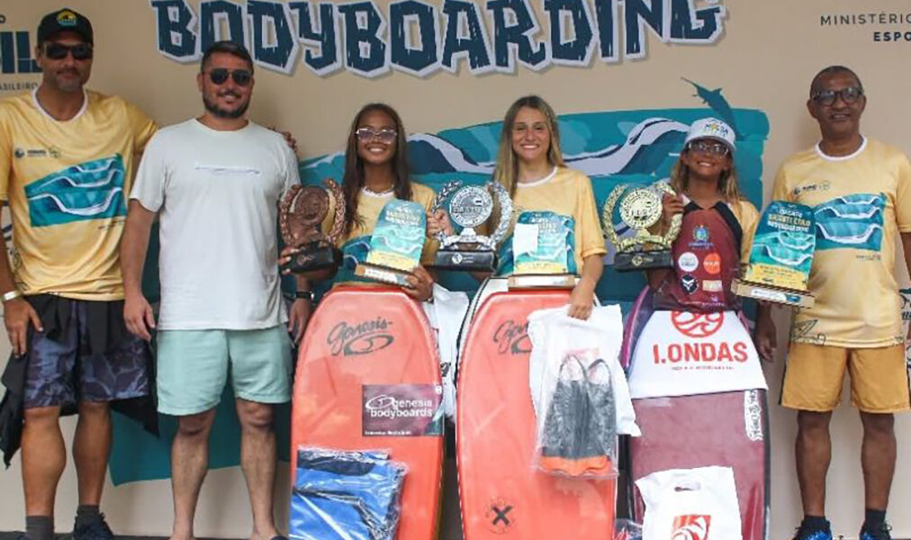 Região tem duas campeãs brasileiras de bodyboarding nas categorias de base