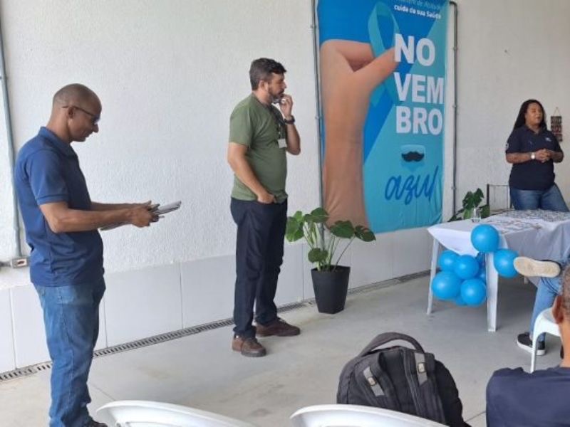 Rio das Ostras promove ações do Novembro Azul junto a empresas da cidade