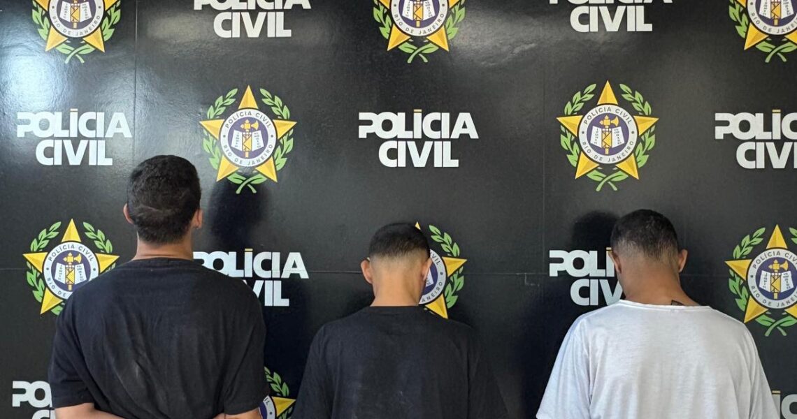 Operação em Macaé prende três suspeitos e apreende drogas e materiais do tráfico