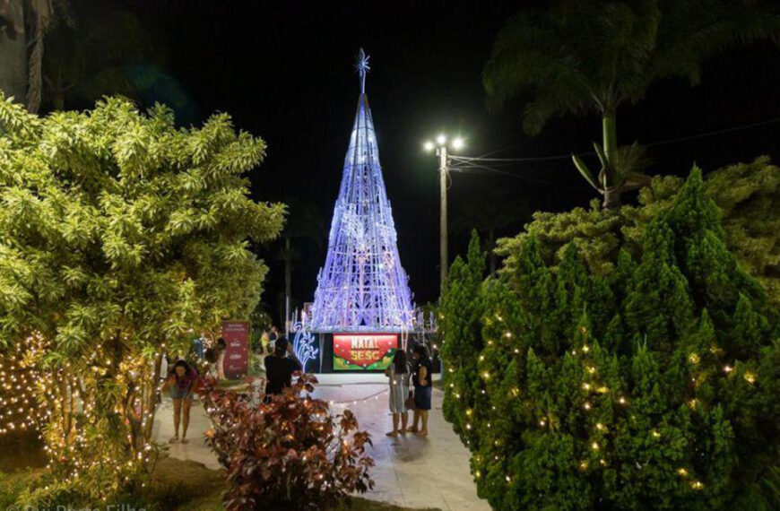 Rio das Ostras acende o Natal Sesc e celebra parceria que movimenta a economia