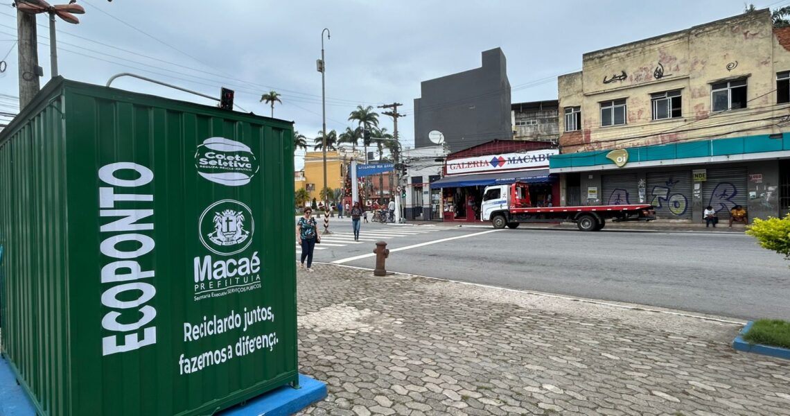 Mais Ecopontos, mais sustentabilidade para Macaé